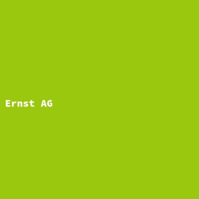 Hersteller: Ernst AG