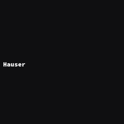Hersteller: Hauser