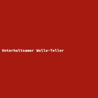 Unterhaltsamer Wolle-Teller