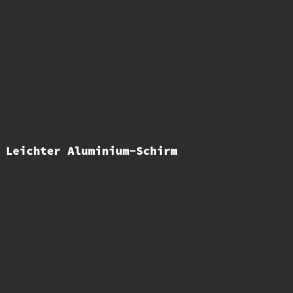 Leichter Aluminium-Schirm