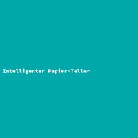 Intelligenter Papier-Teller