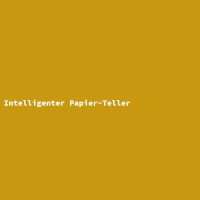Intelligenter Papier-Teller