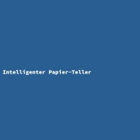 Intelligenter Papier-Teller