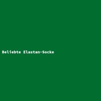 Beliebte Elastan-Socke
