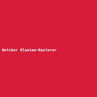 Weicher Elastan-Rasierer