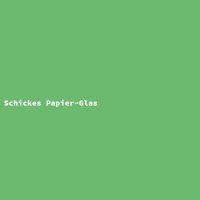 Schickes Papier-Glas