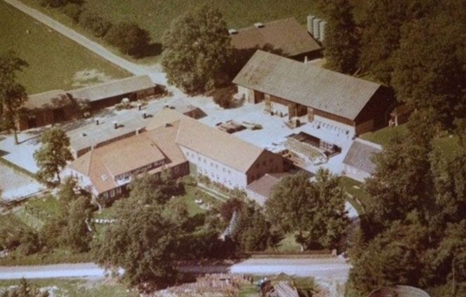 Historische Ansicht des Hofes Tewes um 1980